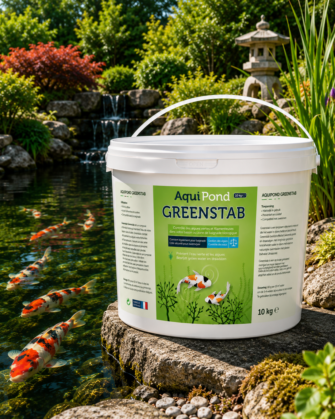 Aquipond Greenstab 10KG - Traitement contre les algues