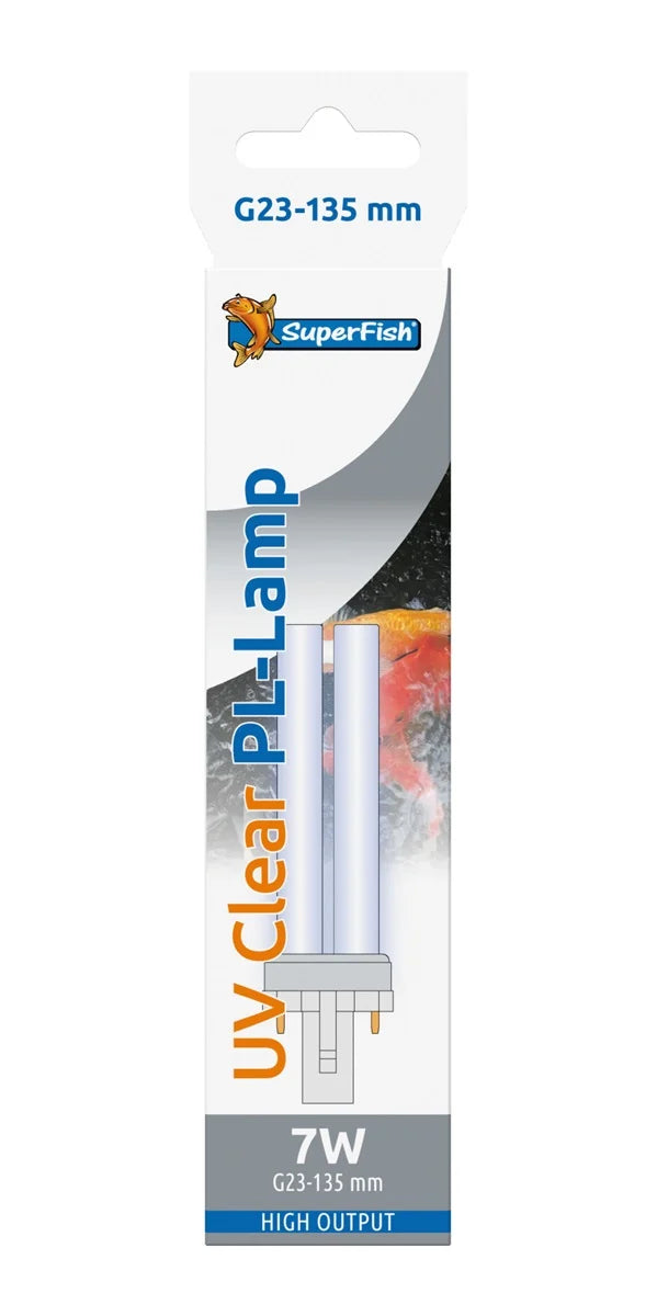Ampoule UV-C Superfish - PL - 7W - G23-135MM