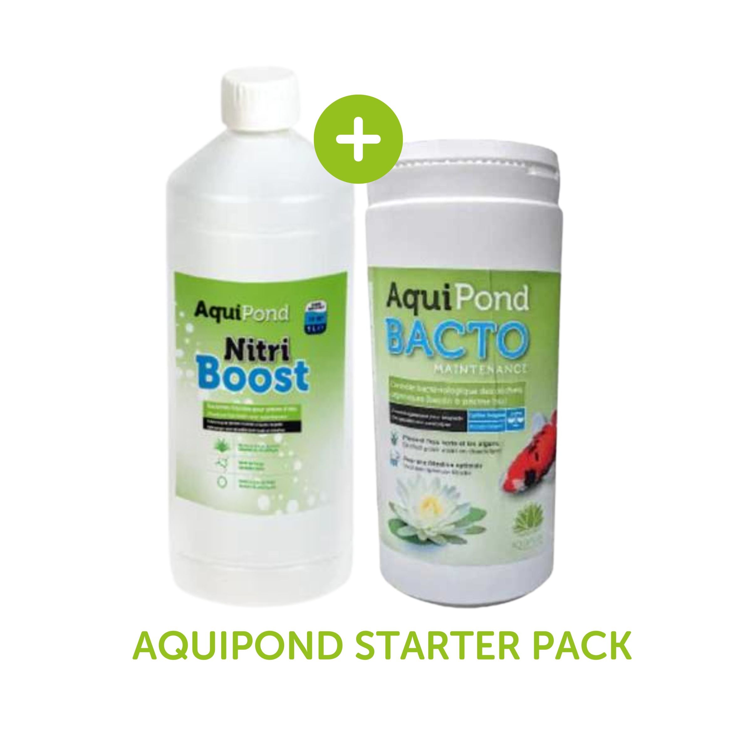 Aquipond Starter Pack (Bactéries liquides & maintenance) - Kit de démarrage