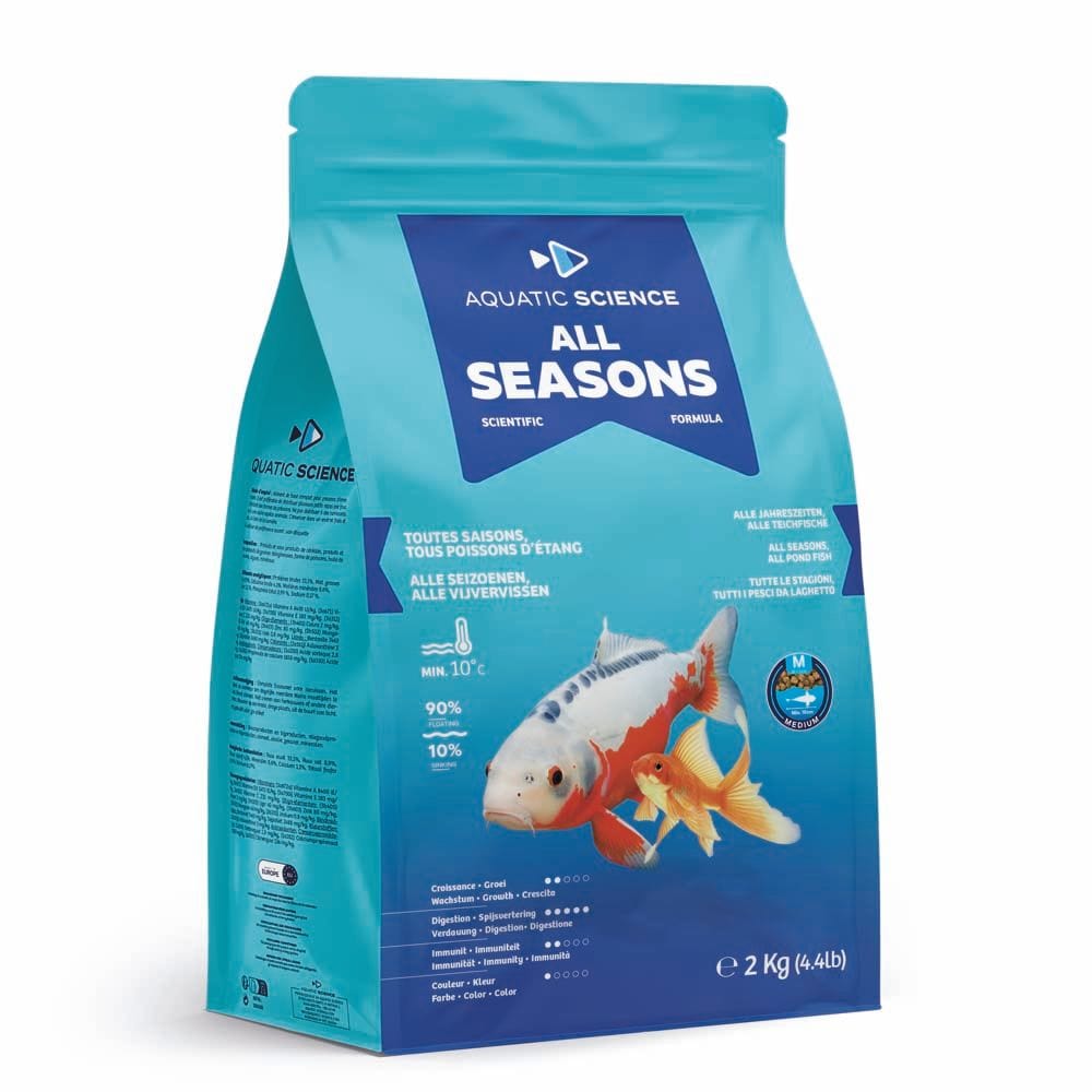 Aquatic Sciences Nourriture All Seasons MEDIUM 2kg - Aquatic Science - Aliment de base toutes saisons de qualité 5407012140048 ASALLM2