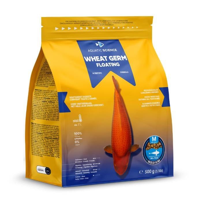 Aquatic Sciences Nourriture Wheat Germ MEDIUM Flottant 0.5kg - Aquatic Science - AdaptĂ© pour la prĂ©paration ou la rĂ©cupĂ©ration de lâhiver 5407012140413 ASWGFM05