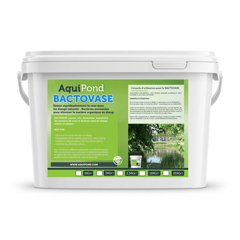 Aquipond Bactovase - 2.5Kg - Reduces silt in natural ponds