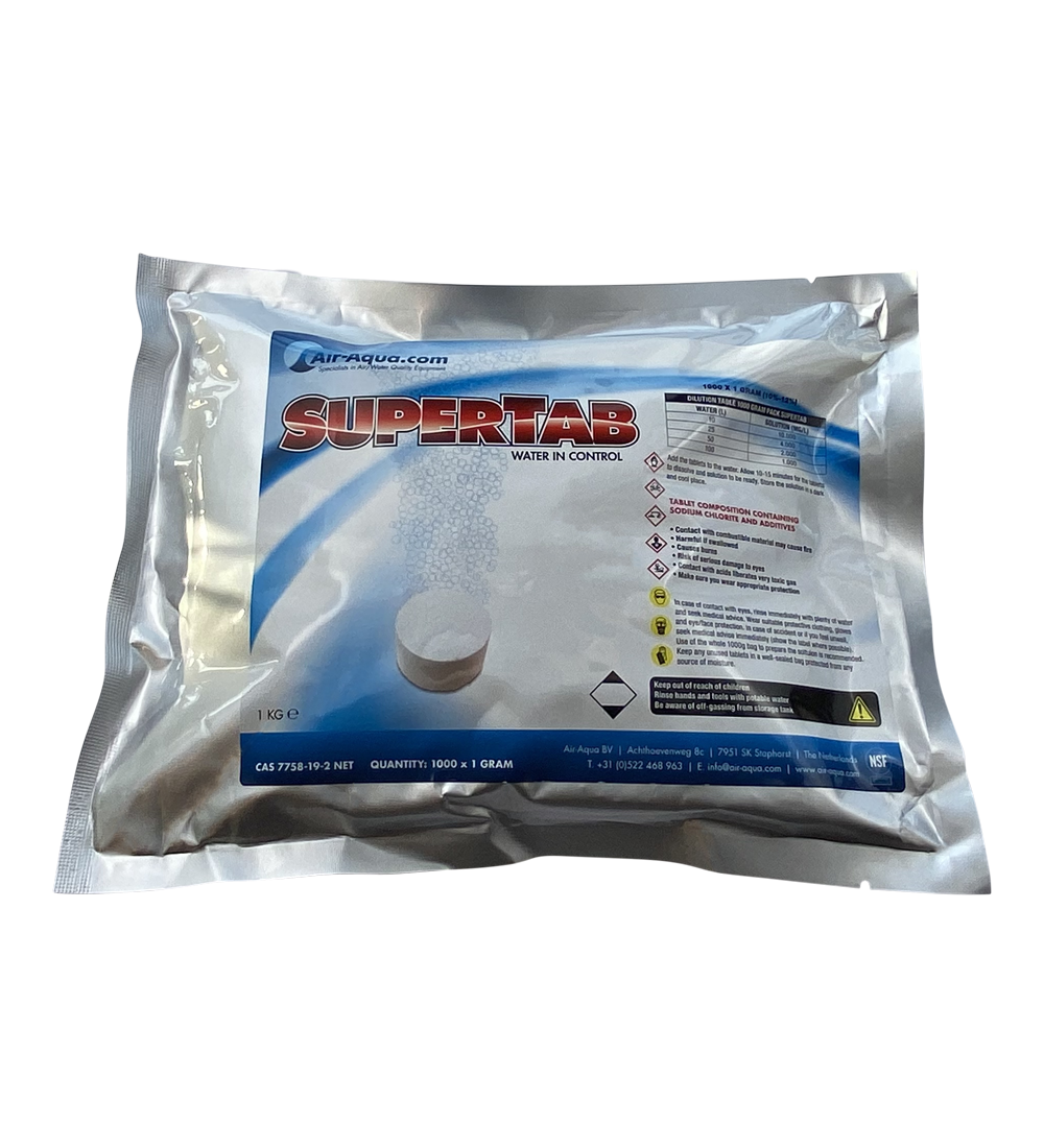 SuperTab - Dioxyde de chlore - 1000 gammes - 10% — Aquitechnics — vue 1