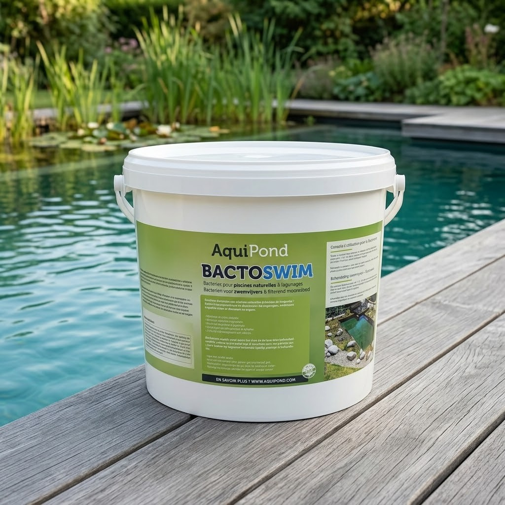 Aquipond BactoSwim Bacteria for Natural Pools - 5Kg - Reduces algae and silt in natural pools - For pools from 25 to 50M²