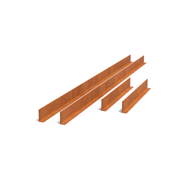 Bordure de finition pour bassin miroir Reflet en acier corten - Aquigarden