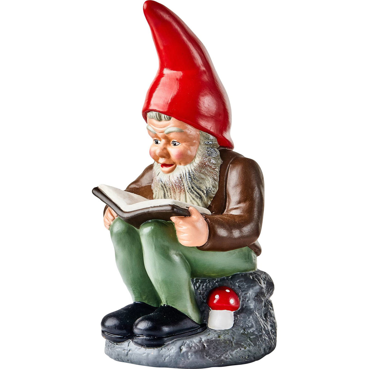 Nain de jardin WILHELM Heissner lecteur – 30 cm