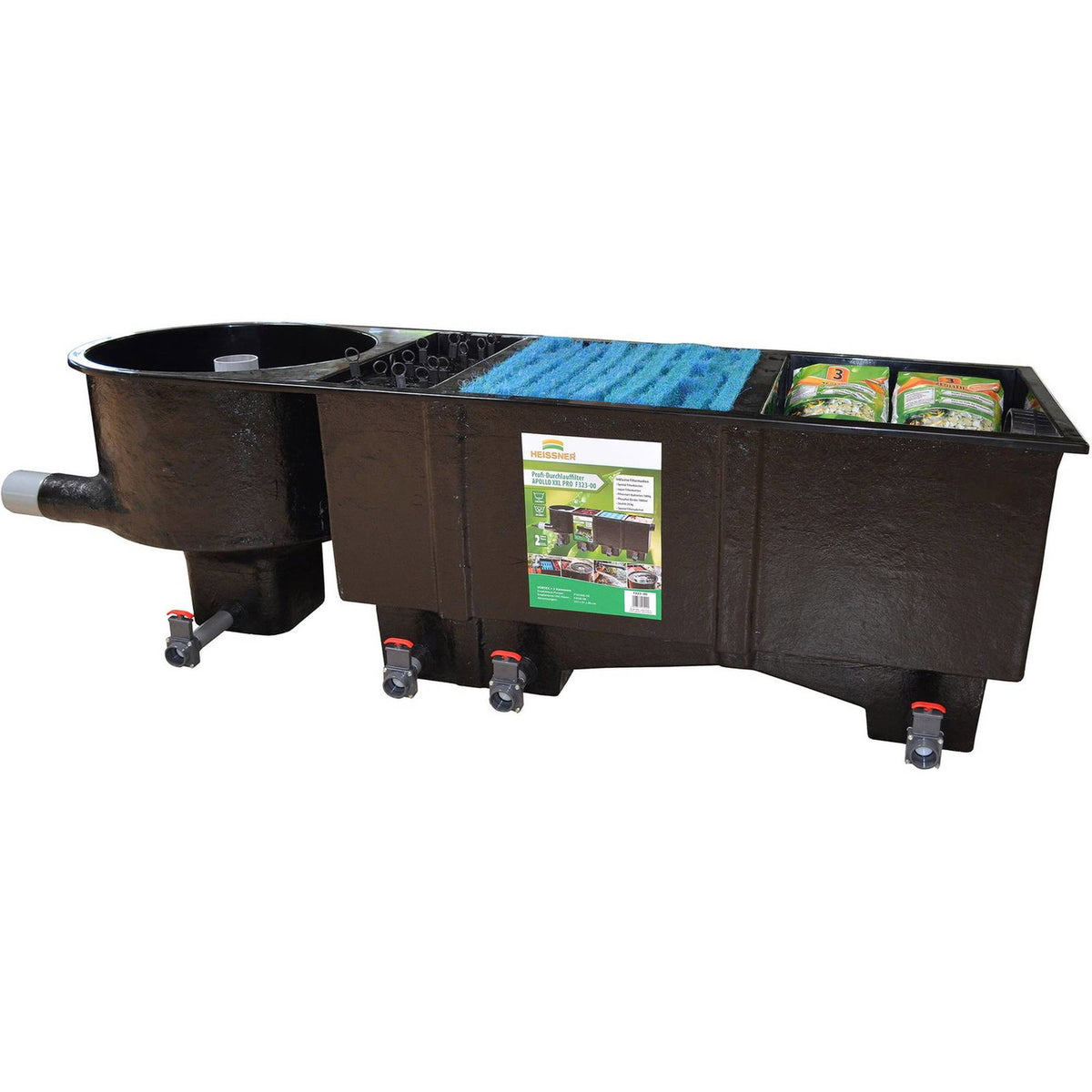 Filtre multichambre APOLLO XXL Heissner avec vortex