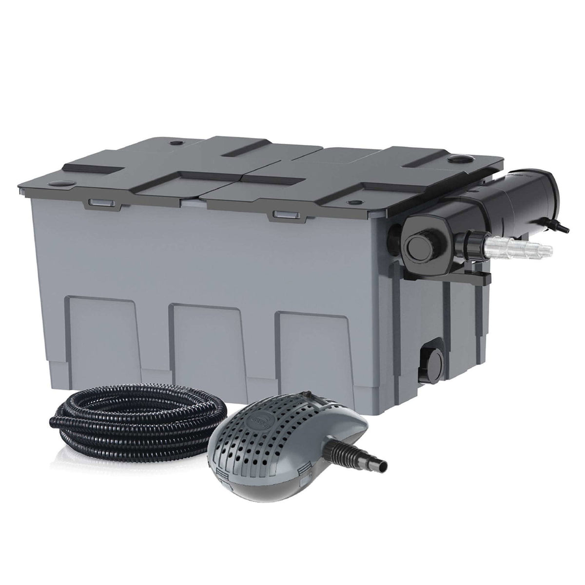 Kit filtre multichambre Heissner – 24 000 l, UVC 24 W