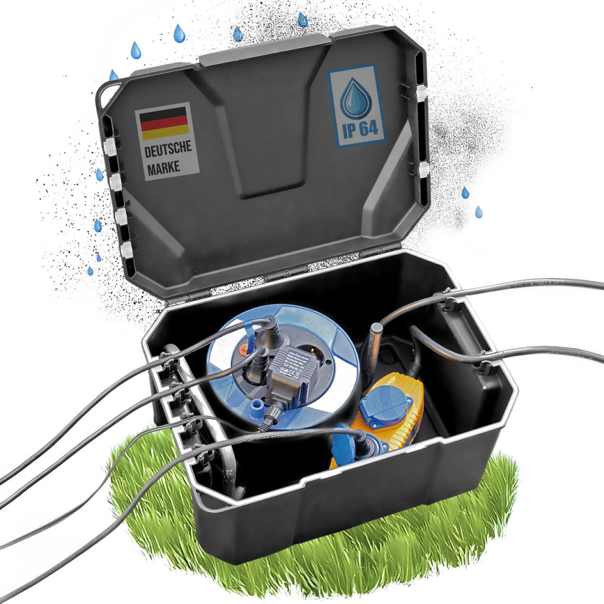 Boîte de protection POWER-BOX Heissner – 41 × 30 × 20 cm