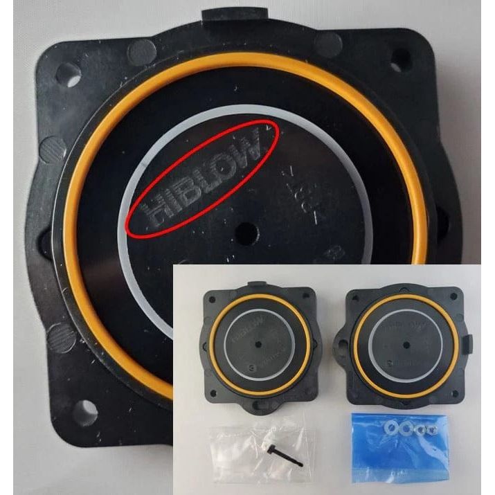 Hiblow Membranes pour pompes à air Set de membranes pour HP100 à 120 Hiblow - DIAPHRAGM MOUNTING BLOCK (2pcs / set) HiBlow HP-100 / 120 120PD20010P