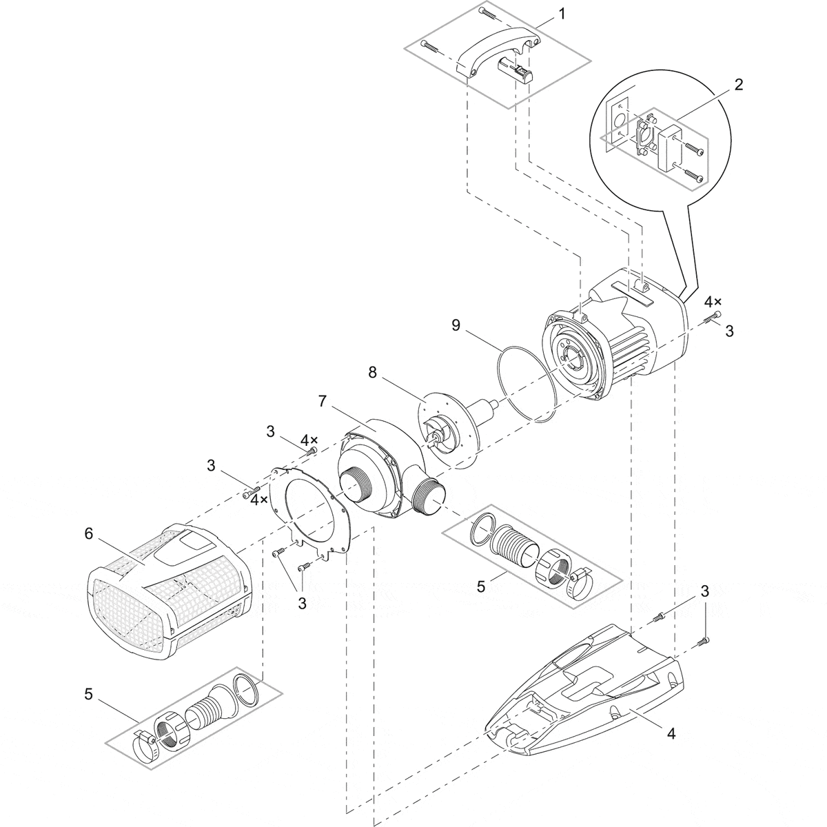Oase Living Water Pièces détachées pour AquaMax Eco Expert 44000