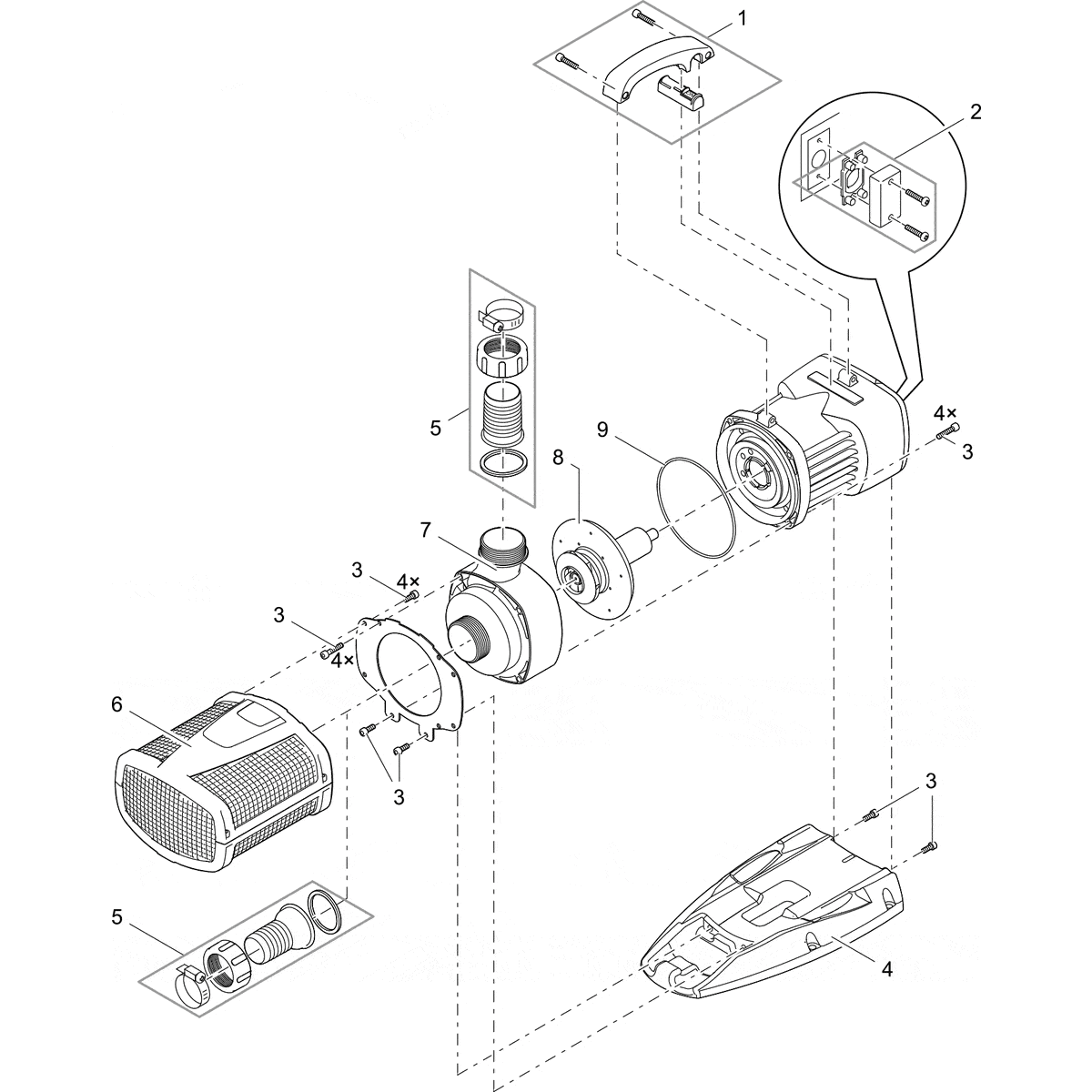 Oase Living Water Pièces détachées pour  Aquarius Eco Expert 22000