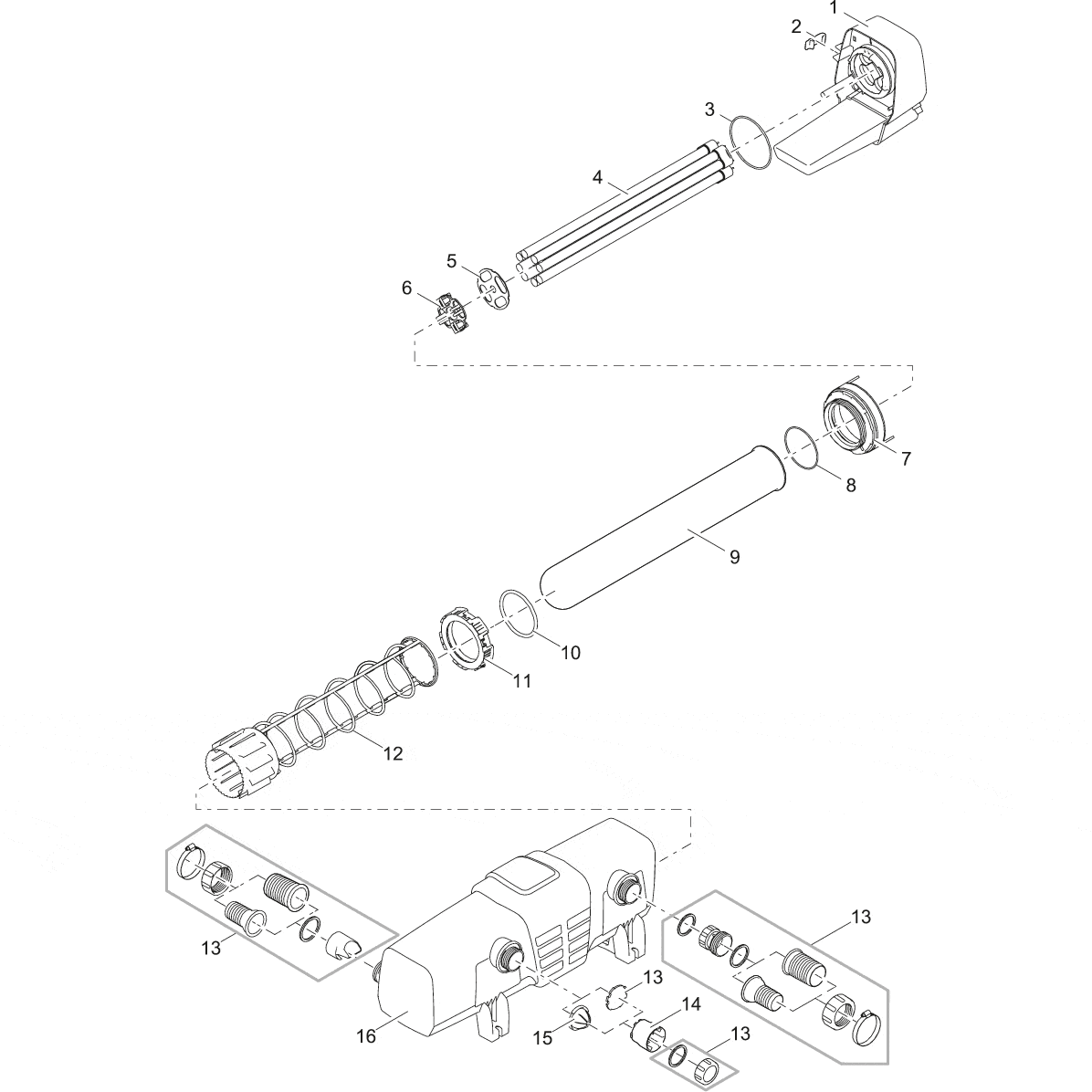 Oase Living Water Pièces détachées pour Bitron Eco 240 W