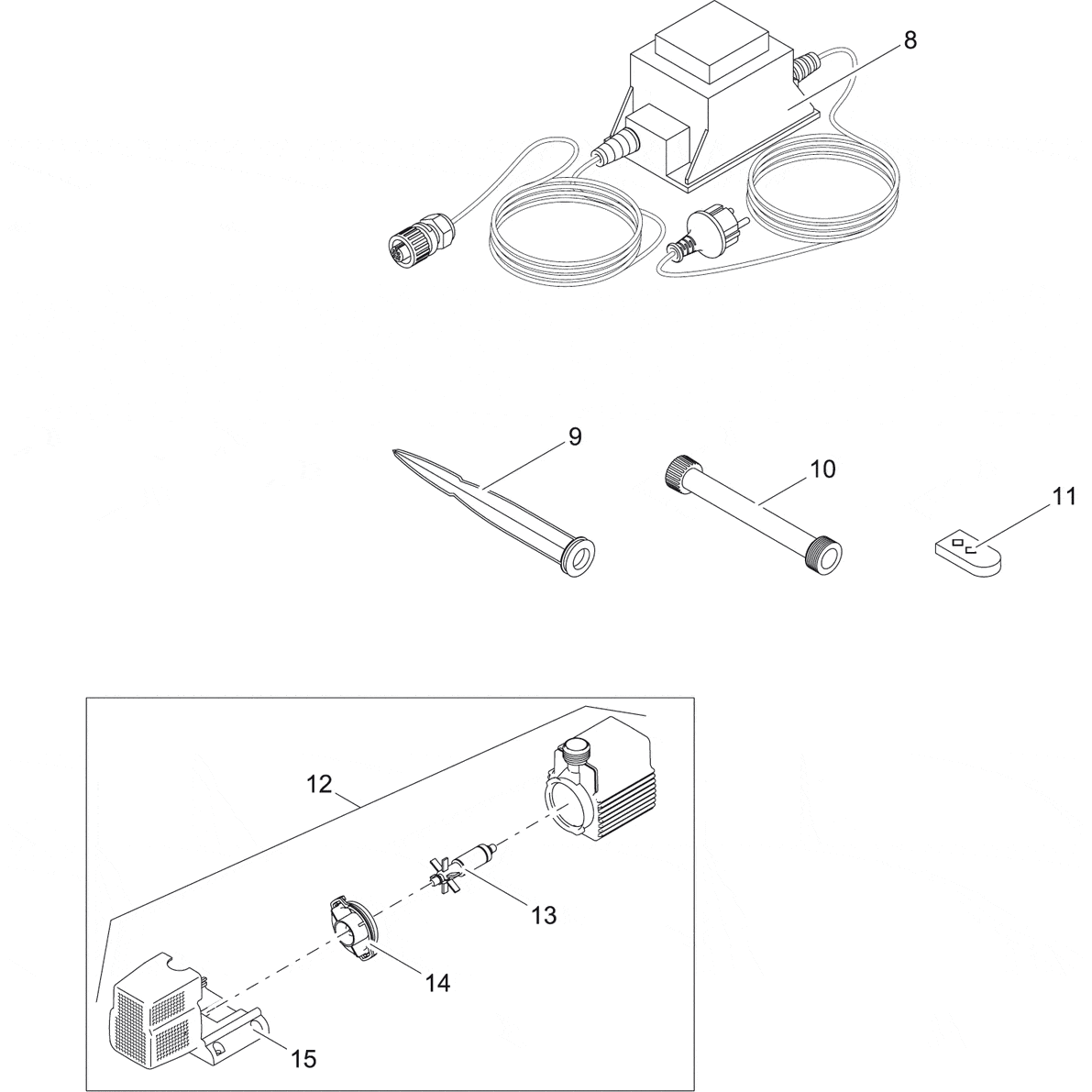 Oase Living Water Pièces détachées pour Water Quintet