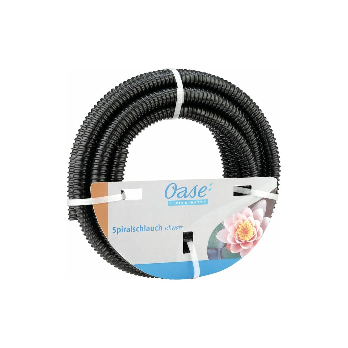 Oase Living Water Tuyau spiralé noir 38mm - 1 1/2" - En rouleau de 5M - Oase 57532