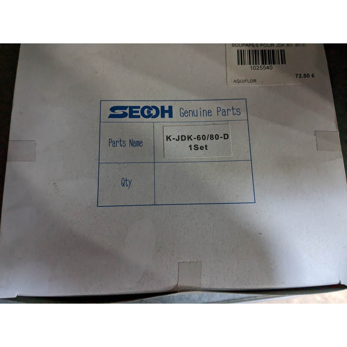 Kit Complet de Membranes & Soupapes Pour Secoh JDK 60 à 80-D