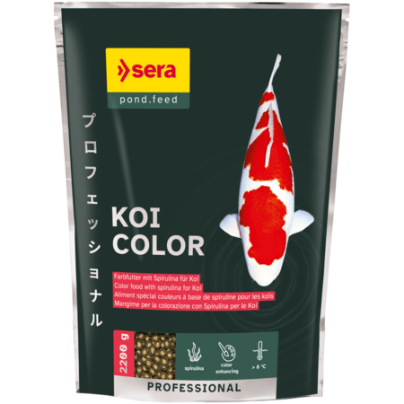 Sera Sera Koi Professional Color - 2,2kg - Aliment fonctionnel pour des couleurs parfaites et une croissance saine 4001942070331 07033