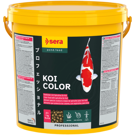 Sera Sera Koi Professional Color - 7kg - Aliment fonctionnel pour des couleurs parfaites et une croissance saine 4001942070362 07036