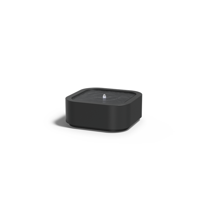 Table d'eau Riviera en aluminium anthracite - finition haut de gamme - Aquigarden