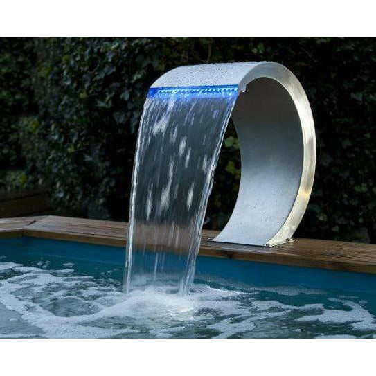 Ubbink Lame d'eau Mamba Led - cascade Etang & Piscine - Inox 316L - Lame d'eau pour piscine 8711465044592 7504459