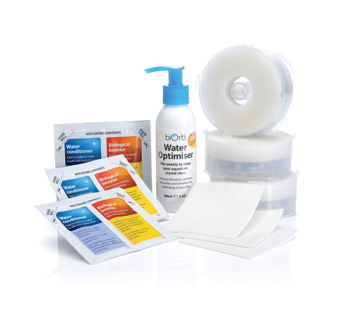 Kit d’entretien biOrb, lot de 3 avec Water Optimiser — biOrb onderhoudskit 3 m. Water Optimiser