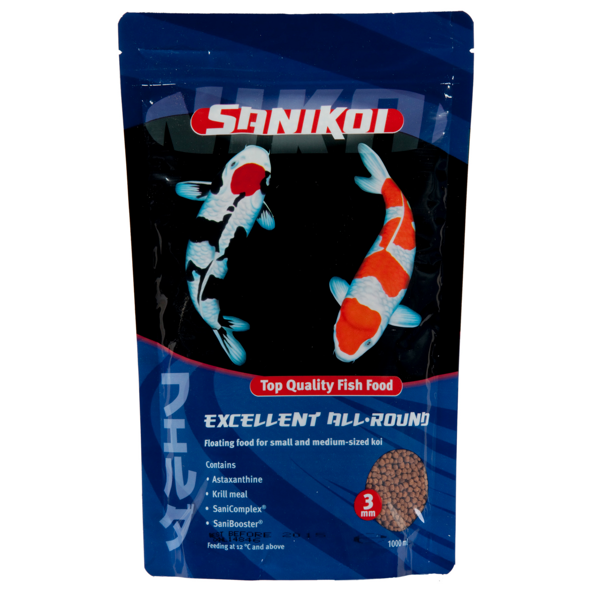 Nourriture pour poissons Excellent All-Round 3 mm 1 l - SaniKoi