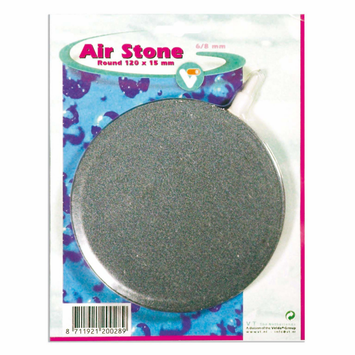 Diffuseur d’air Air Stone Round 6/8 mm d80h15 mm - Velda