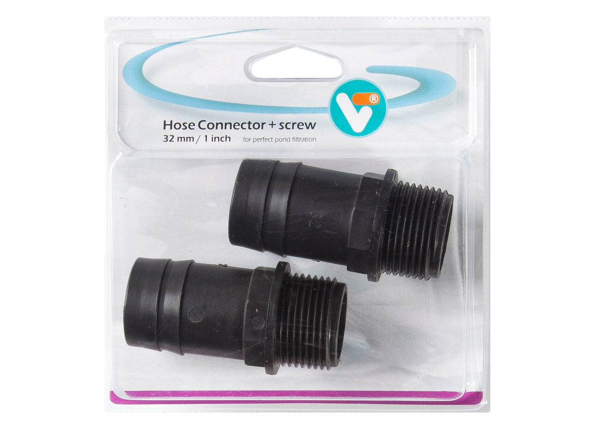 Raccord de tuyau + filetage 32 mm 1 pouce - Velda