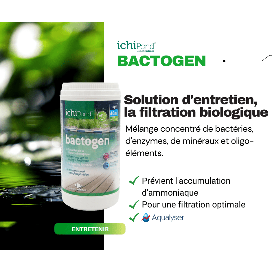 Aquatic Science Bactéries Bactogen pour 200m³ - Bactéries d'entretien de la filtration & maintenance de bassin 5425009253014 NEOBAC200B