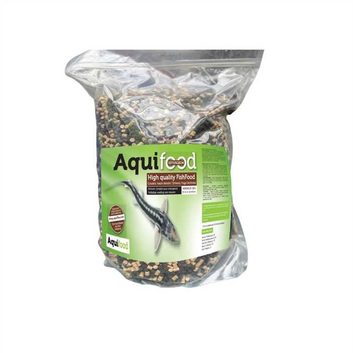 Aquifood Aquifood Esturgeon - 3MM - 5000G / 8000ML- Pour Esturgeons jusqu'Ă  25CM