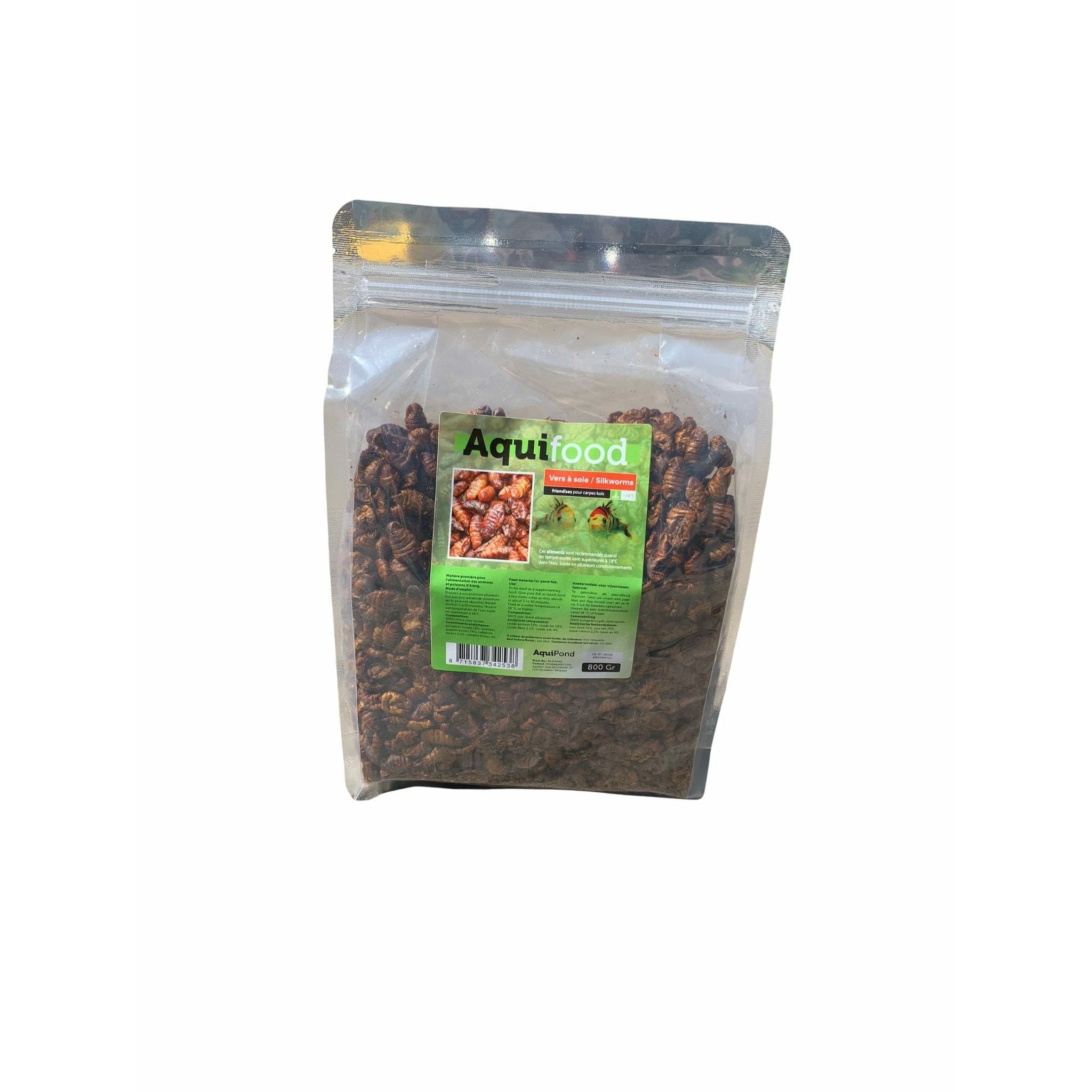 Aquifood vers Ă  soie / Silkworm - 800gr