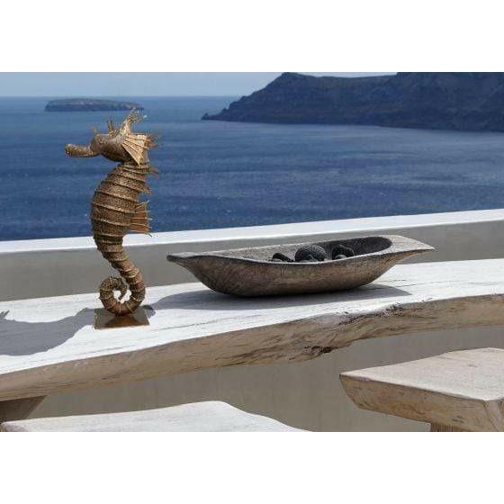 Arrosoir & Persil Hippocampe - Poisson décoratif en métal recyclé 26020