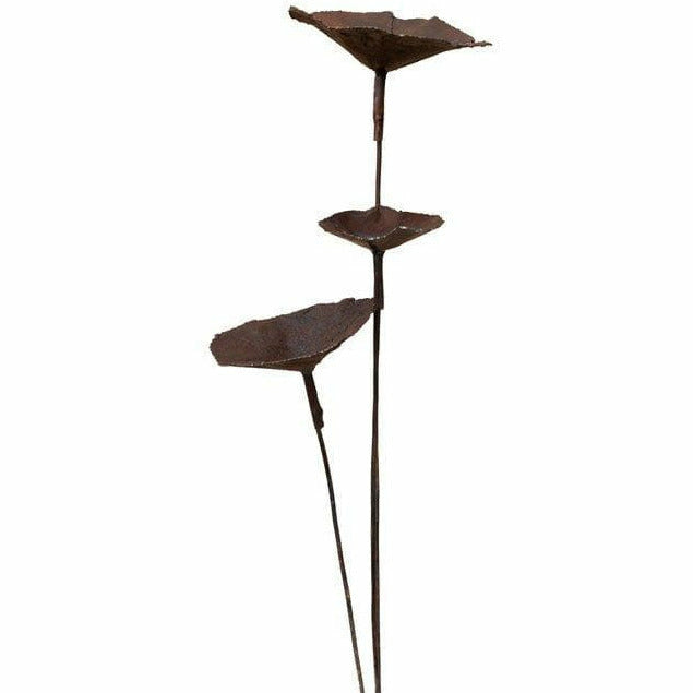 Arrosoir & Persil Lotus 3 feuilles - Végétal décoratif en métal recyclé AP18013