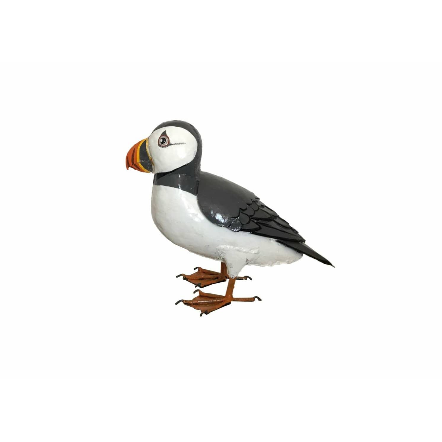 Arrosoir & Persil Macareux - Oiseau décoratif en métal recyclé 12027