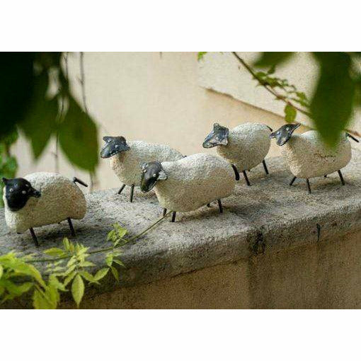 Arrosoir & Persil Mouton - Animal décoratif en métal recyclé 24004