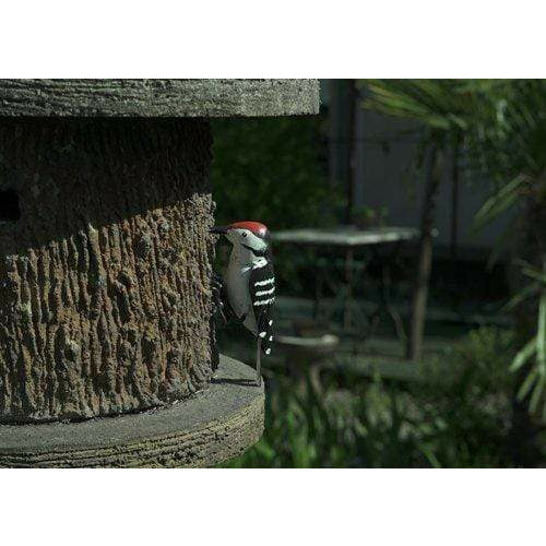 Arrosoir & Persil Pic épeichette à fixer - Oiseau décoratif en métal recyclé 19205