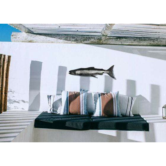 Arrosoir & Persil Saumon - Poisson décoratif en métal recyclé 26102