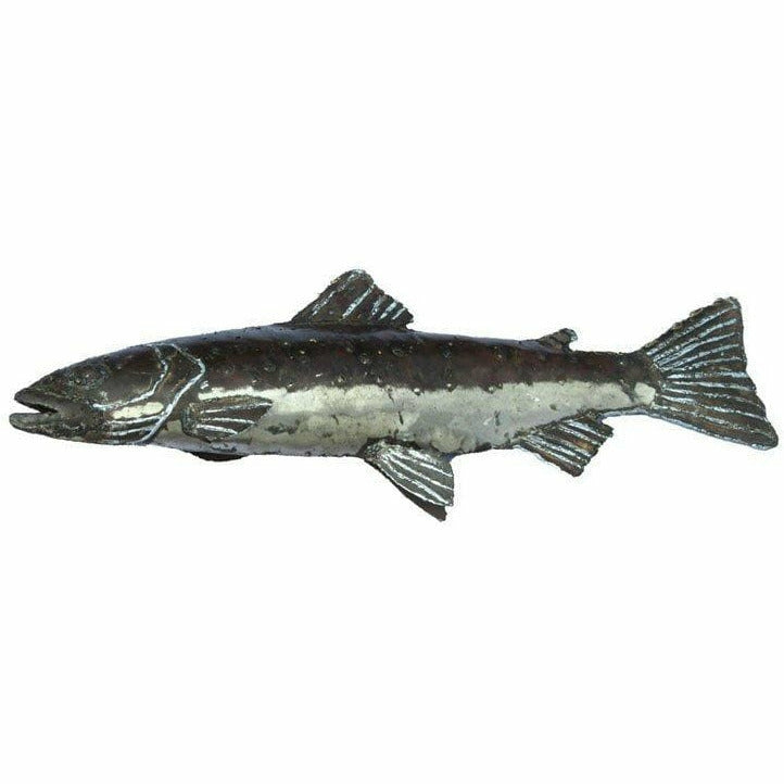 Arrosoir & Persil Truite - Poisson décoratif en métal recyclé 26103