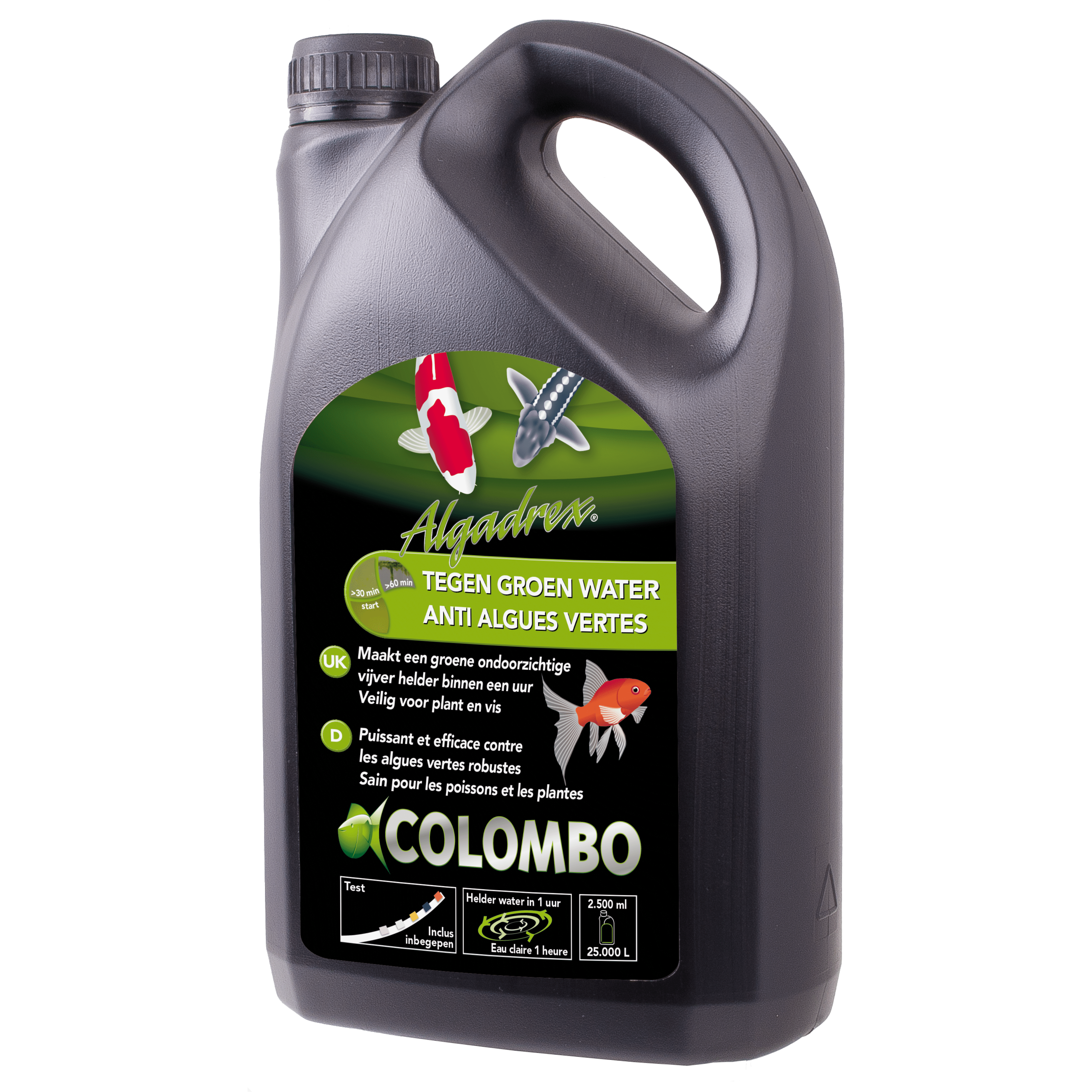 Colombo Floculant Algadrex Colombo 2500ML/25000L - Traitement efficace contre l'eau verte d'un bassin 8715897276866 05020523