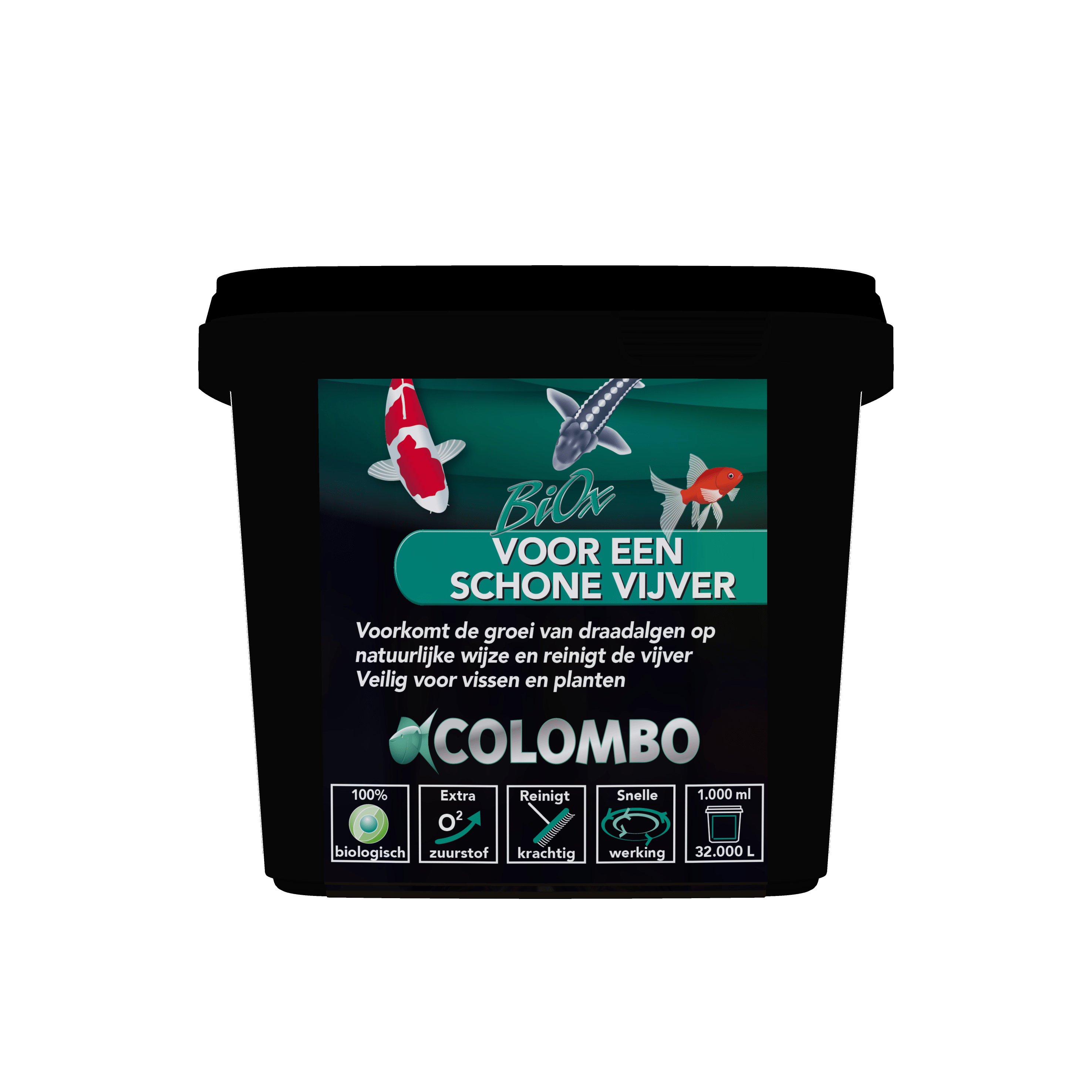 Colombo Produits d'entretien BiOx 1000ml/32.000litres - OxygĂšne actif pour nettoyer le bassin - Colombo 8715897042003 05020195