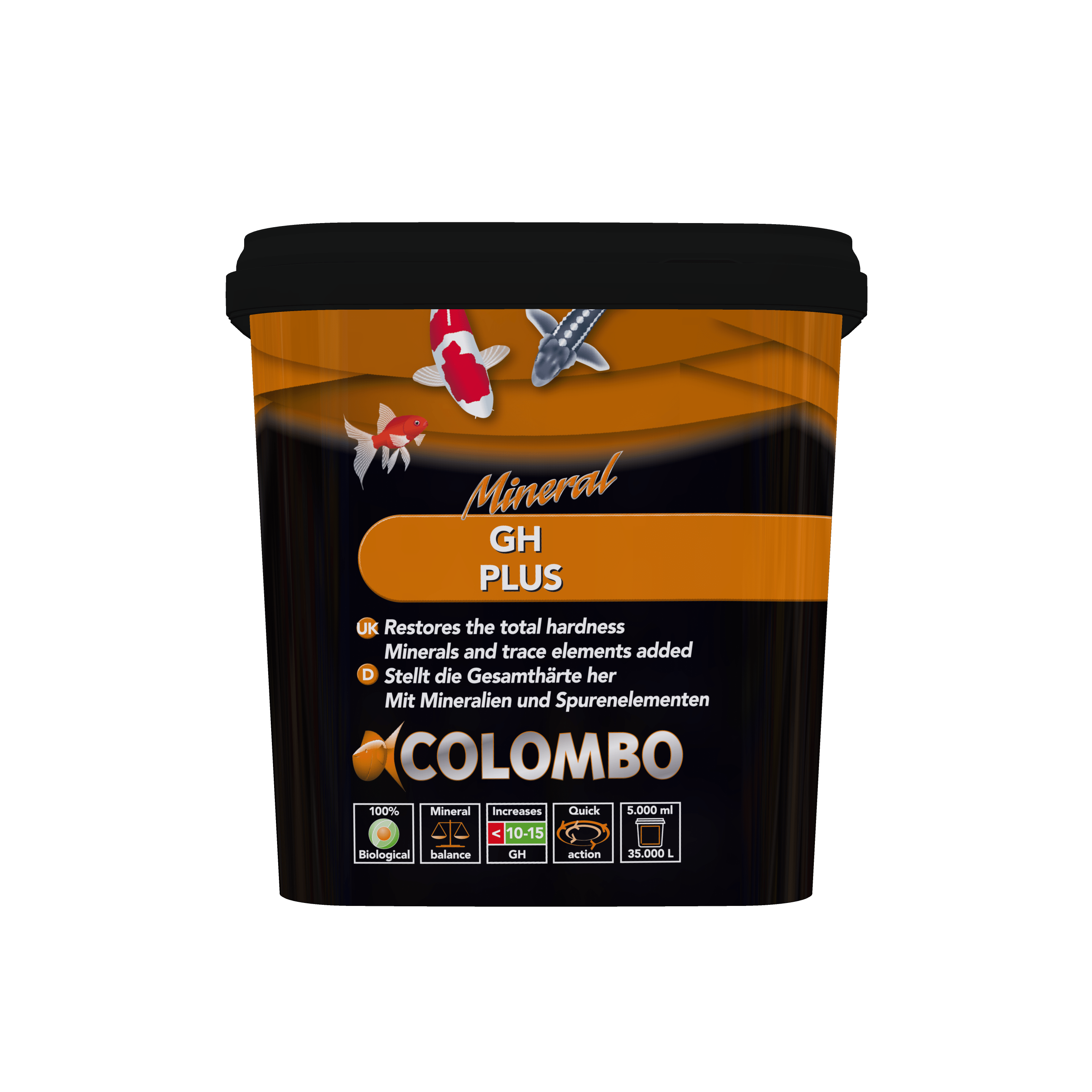 Colombo Duretés Colombo GH+ 5000ml - Augmente la dureté totale 8715897041938 05020130
