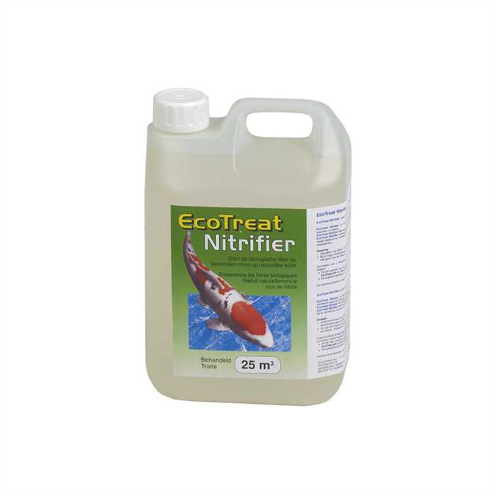 Ecotreat Bactéries ECOTREAT NITRIFIER LIQUIDE - 2.5 L - Démarrage de filtre et accélère  le cycle de l'azote - 2500 ML 5026023313250 47333