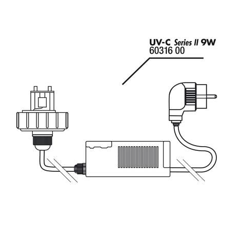 JBL Without Descri JBL Couvercle avec transformateur pour UV-C 9W * 4014162603166 6031600