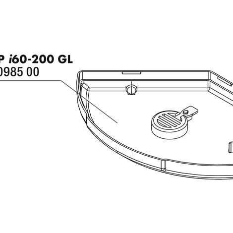 JBL Without Descri JBL CP i_gl Plaque de fond avec vanne 4014162609854 6098500