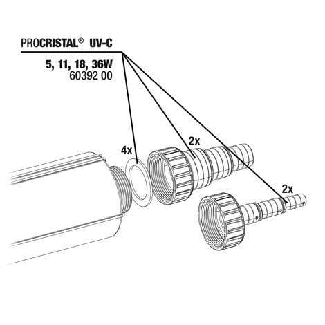 JBL Without Descri JBL PC UV-C Multi-raccord (4pce.+joint) 4014162603920 6039200