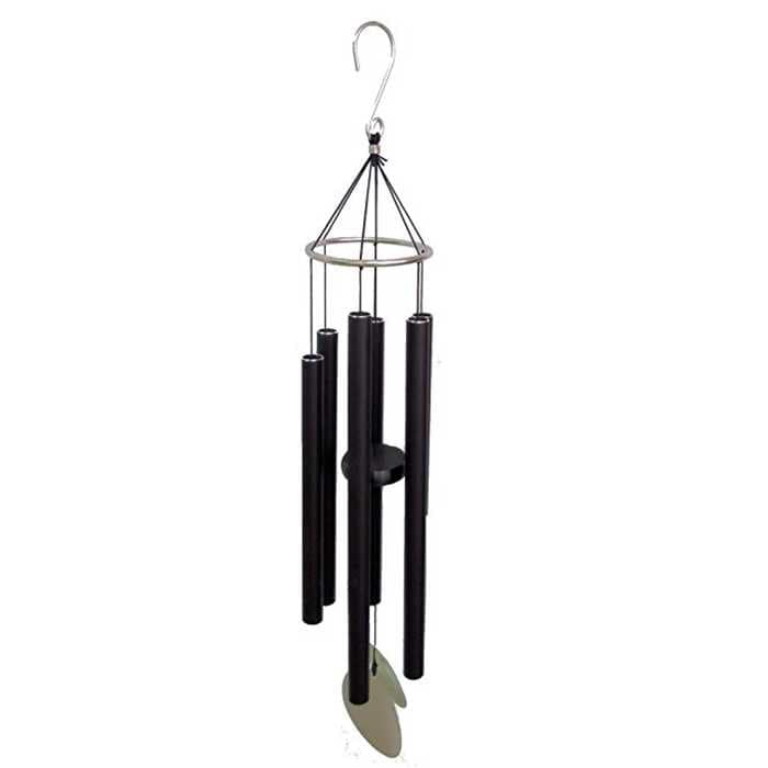 Nature's Melody Décoration AUREOLE TUNES CA 142CM BLACK CARILLON A VENT - NOIR 810812020864 AT56BK