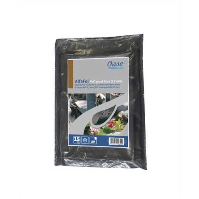 Oase Living Water Baches Bâche PVC noir pré-emballé ALFAFOL 0.5MM - 8 x 6M - Oase 4010052506593 50659
