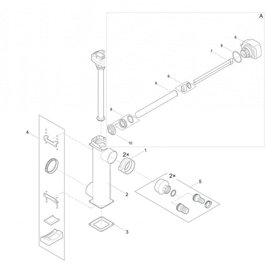 Oase Living Water Pièces détachées Oase BITRON GRAVITY INOX 55 W