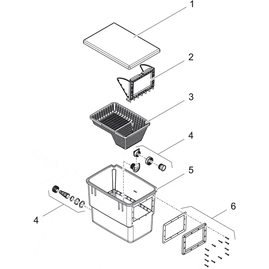 Oase Living Water Filtres pour étang Pièces détachées pour le BIOSYS SKIMMER + DE BERGE