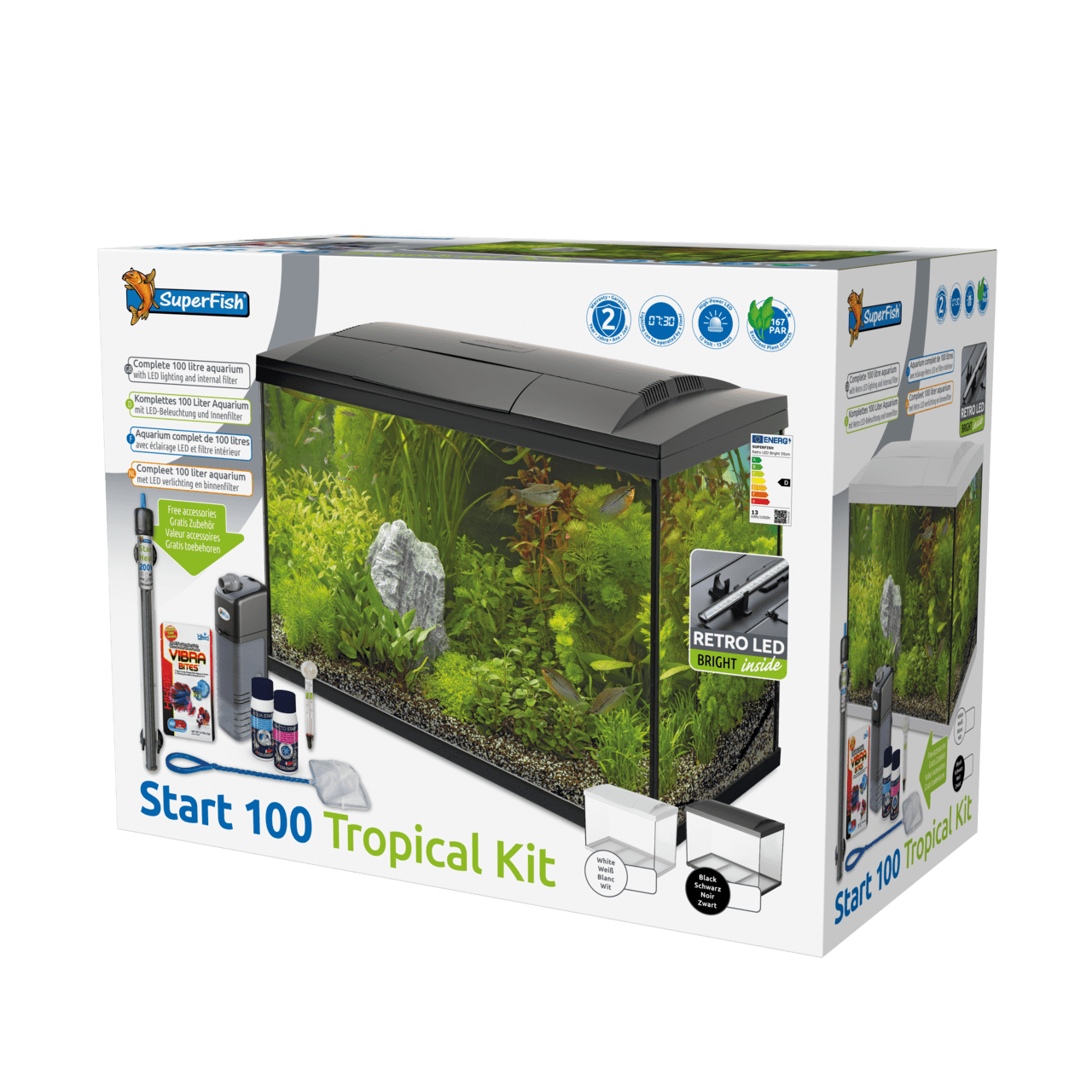 Superfish Aquariums Aquarium Start 100 Tropical Kit Blanc - 100L - Superfish 8715897166204 A4050297